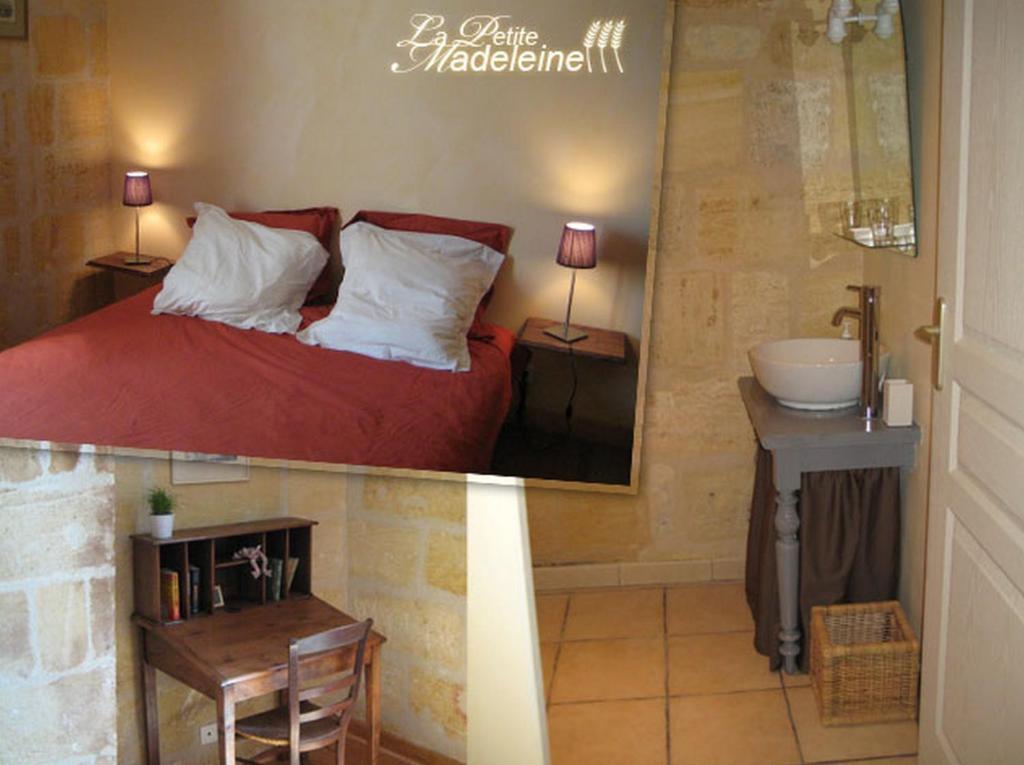 La Petite Madeleine Otel Castillon-la-Bataille Oda fotoğraf